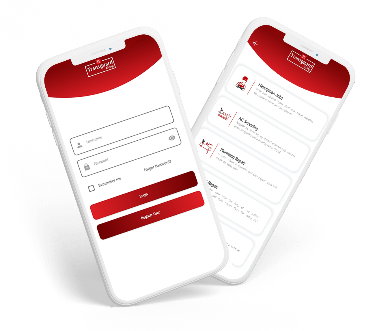 Transguard Living Mobile App